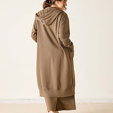Frenchie Full Zip Maxi Zip Hoodie
