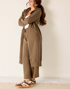 Frenchie Full Zip Maxi Zip Hoodie
