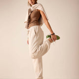Bone jogger pants with an elastic waist and cinched hems
