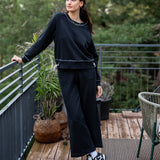 Frenchie Patch Pocket Wide Leg Pant