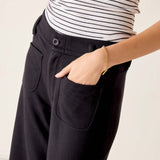 Frenchie Patch Pocket Wide Leg Pant