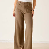 Frenchie Patch Pocket Wide Leg Pant