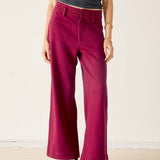Frenchie Patch Pocket Wide Leg Pant
