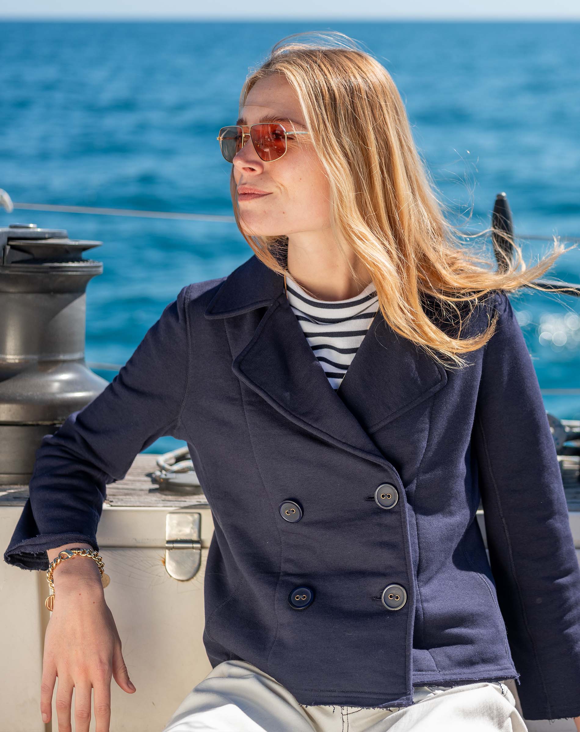 Frenchie Peacoat