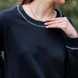 Frenchie Tie Side Sweatshirt