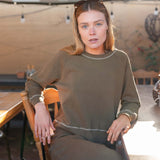 Frenchie Tie Side Sweatshirt