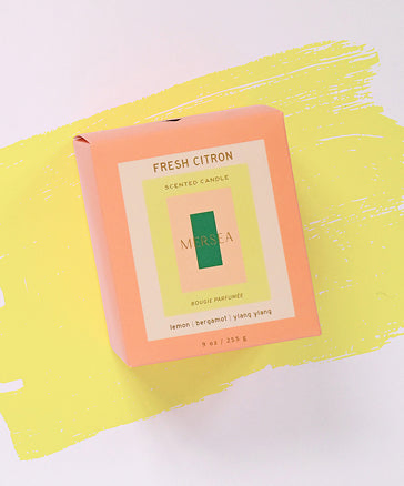 Fresh Citron Boxed Candle