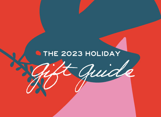 gift guide banner with bird