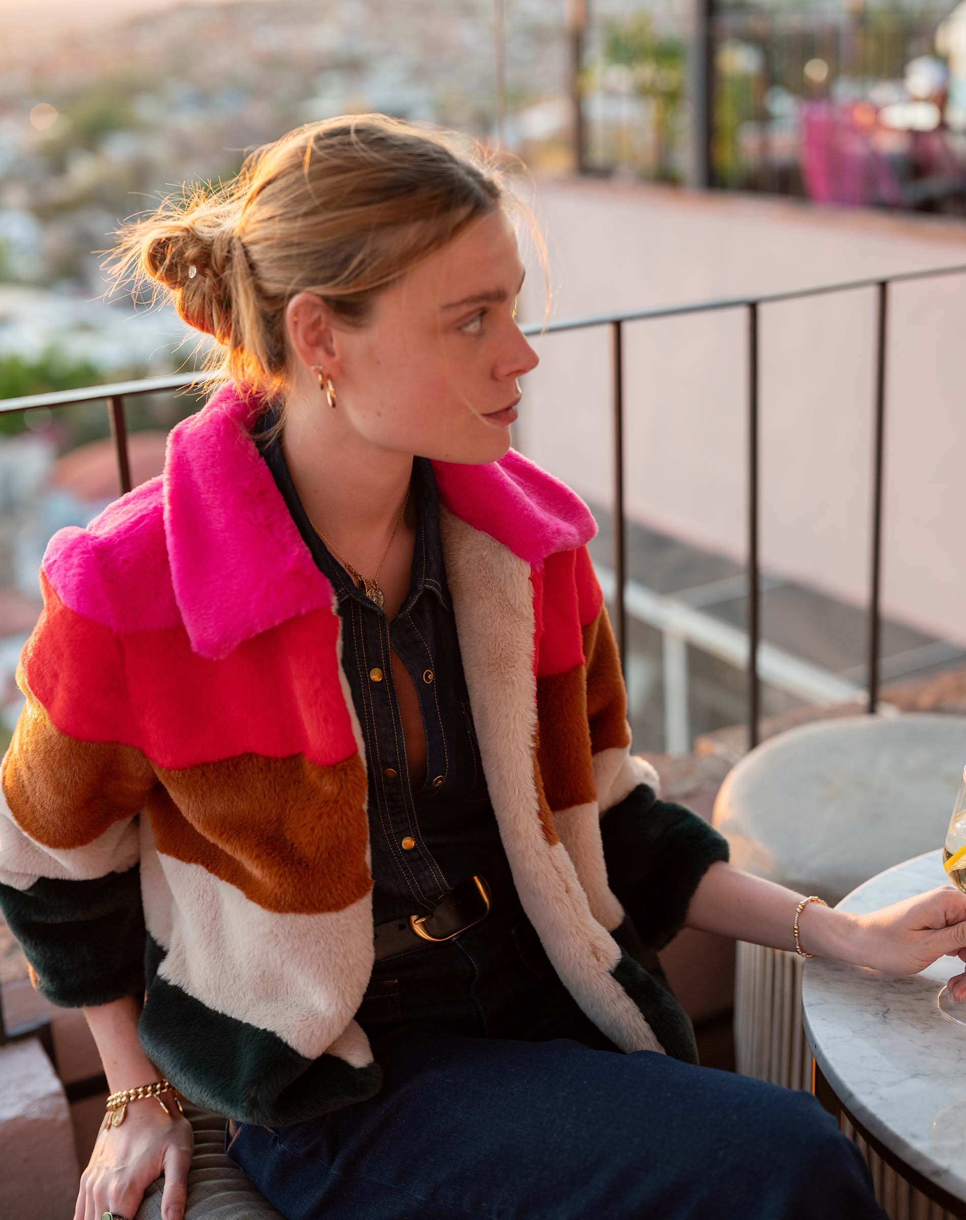 Gigi Reversible Fur Jacket