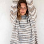 Women's Oversized Holiday Turtleneck Sweater