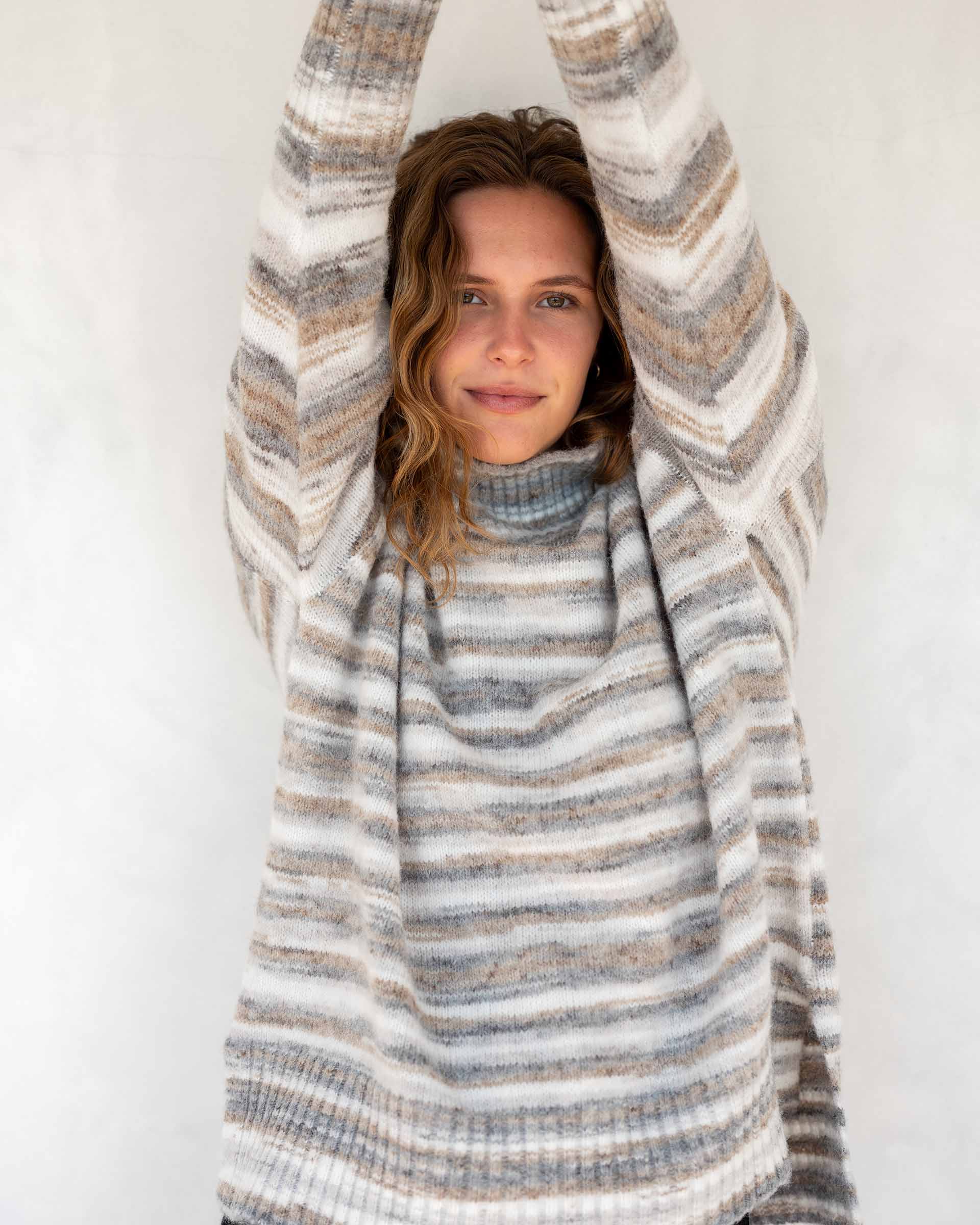 Women's Oversized Holiday Turtleneck Sweater