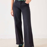 Women's 4 Way Stretch Wide Leg Jeans