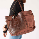 Women's Metallic Everyday Tote