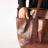 Women's Metallic Everyday Tote