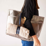 Women's Metallic Everyday Tote