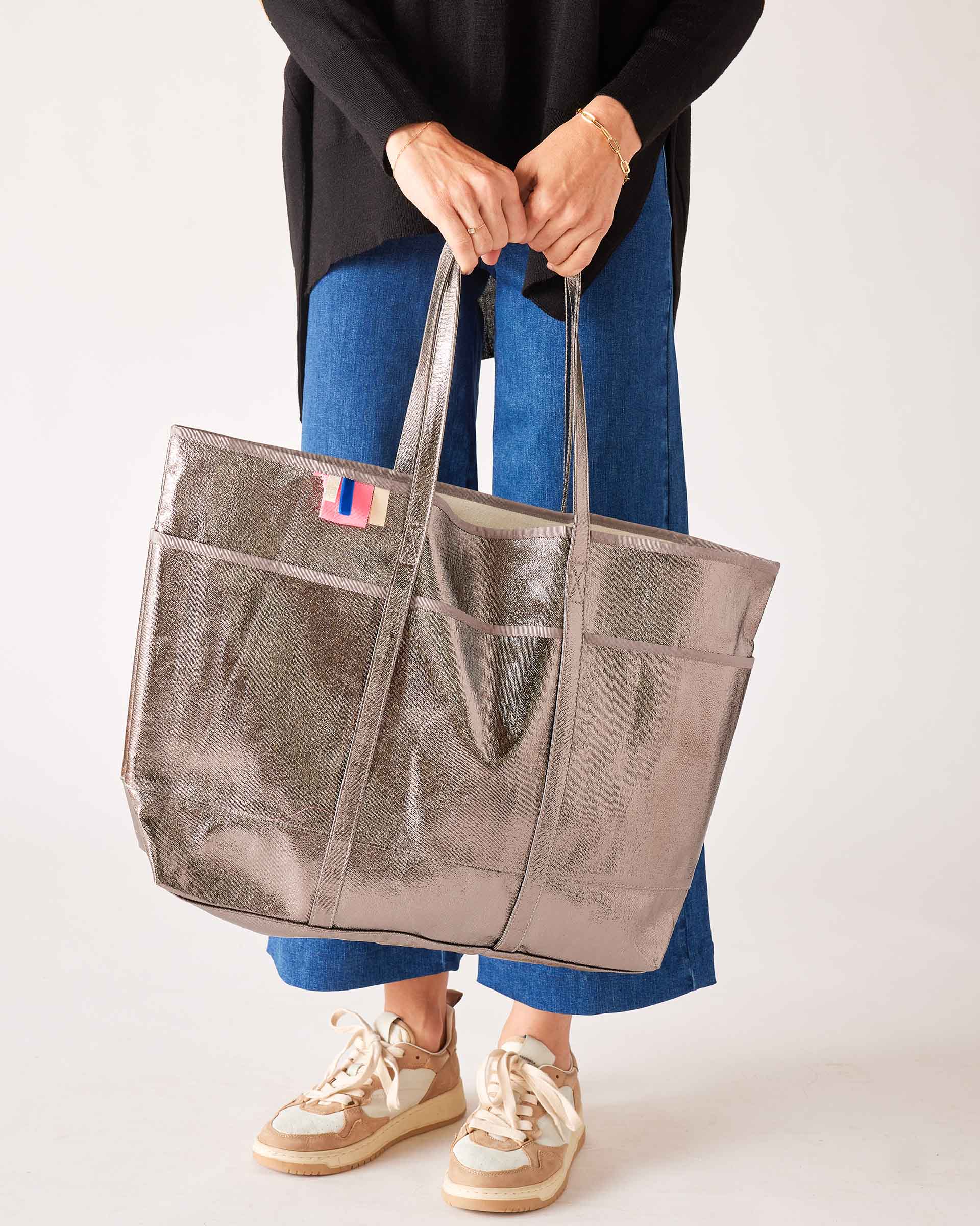 Women's Metallic Everyday Tote