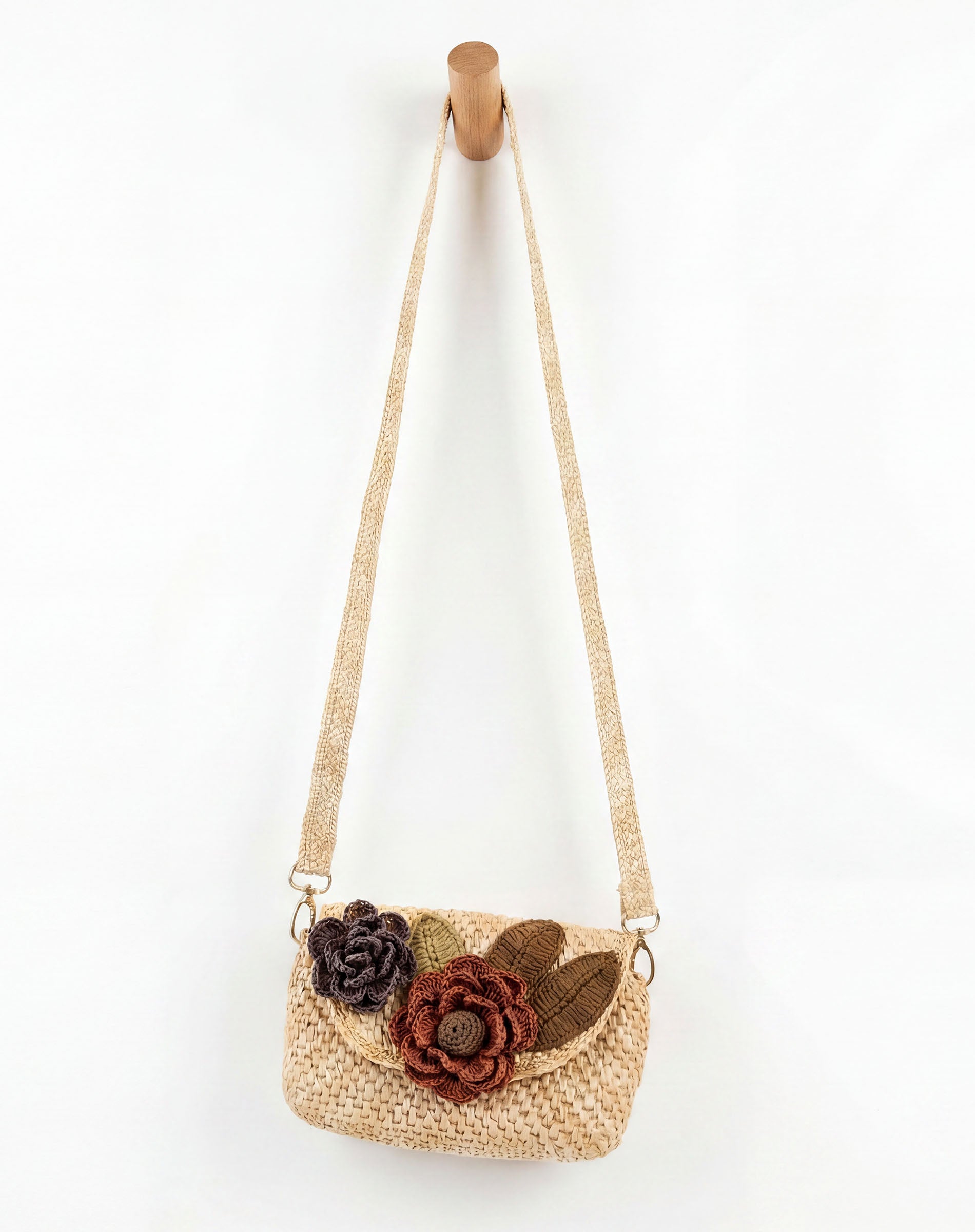 Lady Bird Flower Crossbody Bag