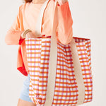 Reversible Striped Beach Bag