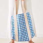Reversible Striped Beach Bag