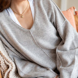Women's Cashmere Vneck Sweater