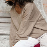 Women's Cashmere Vneck Sweater
