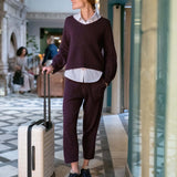 Women's Cashmere Vneck Sweater