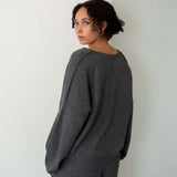 100% Cashmere V-Neck Sweater