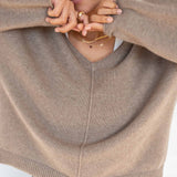 100% Cashmere V-Neck Sweater