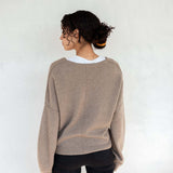 100% Cashmere V-Neck Sweater