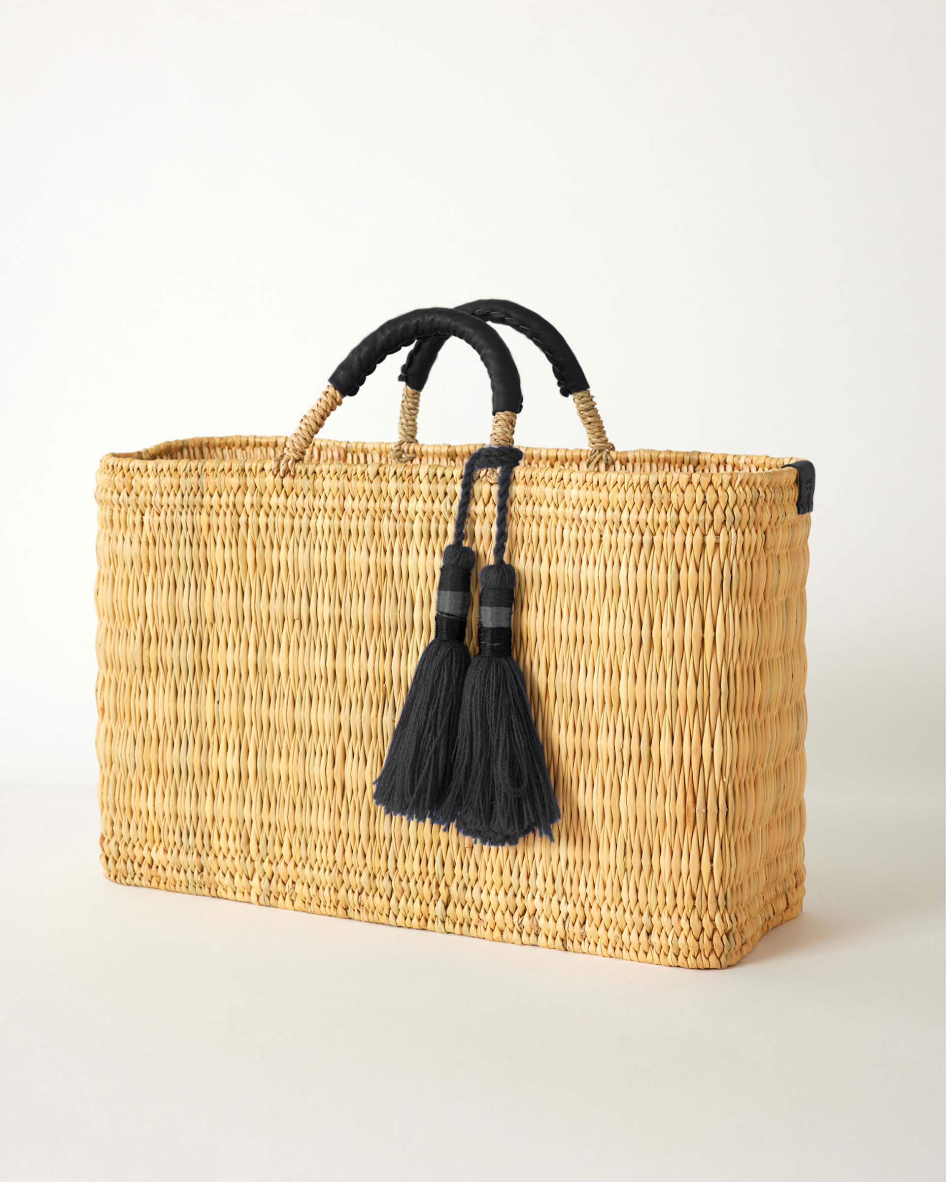 medina basket with black tassel