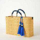 medina basket with blue tassel