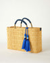 medina basket with blue tassel