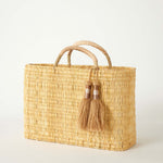 medina basket with natural tassel