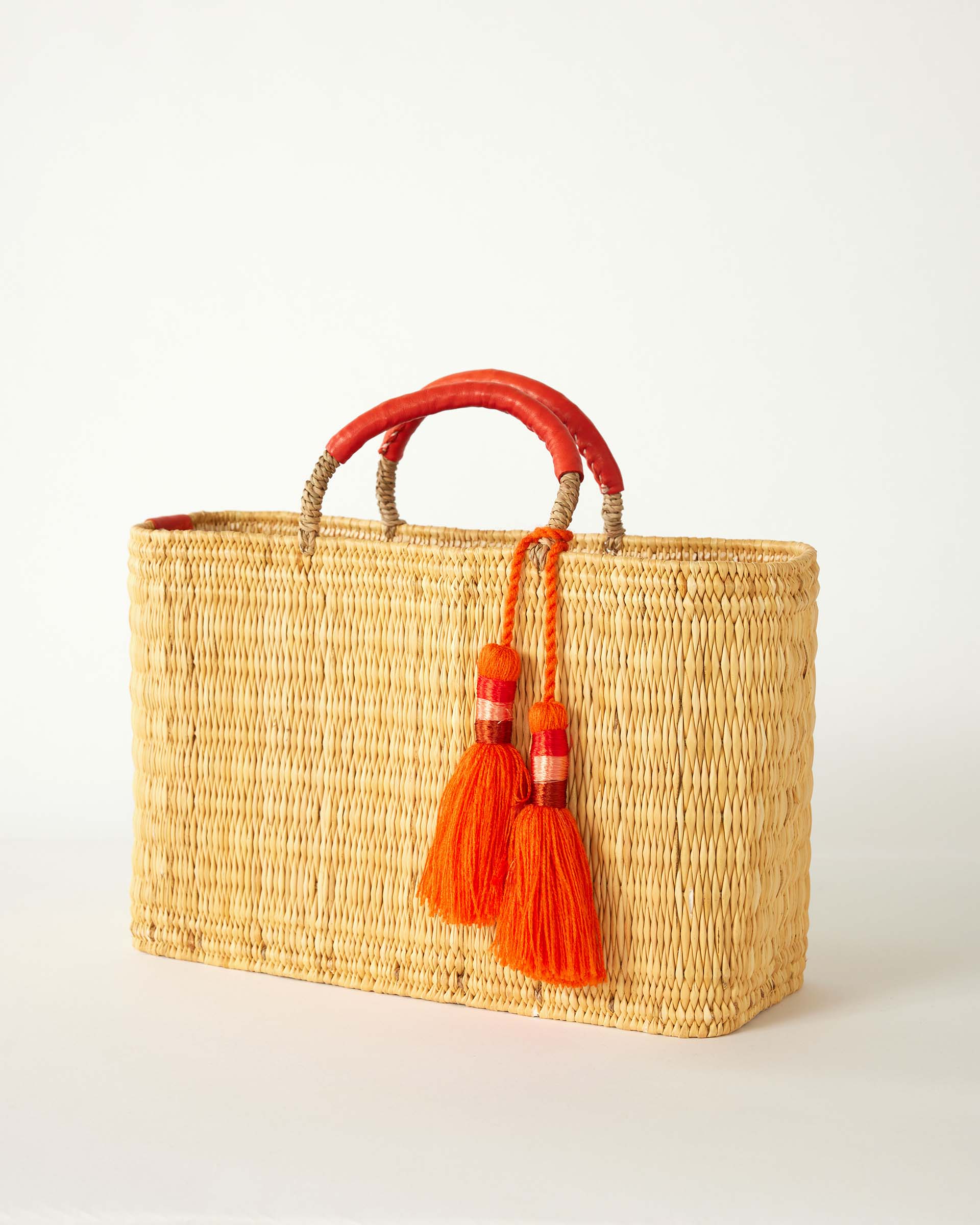 Medina Tassel Basket - Medium