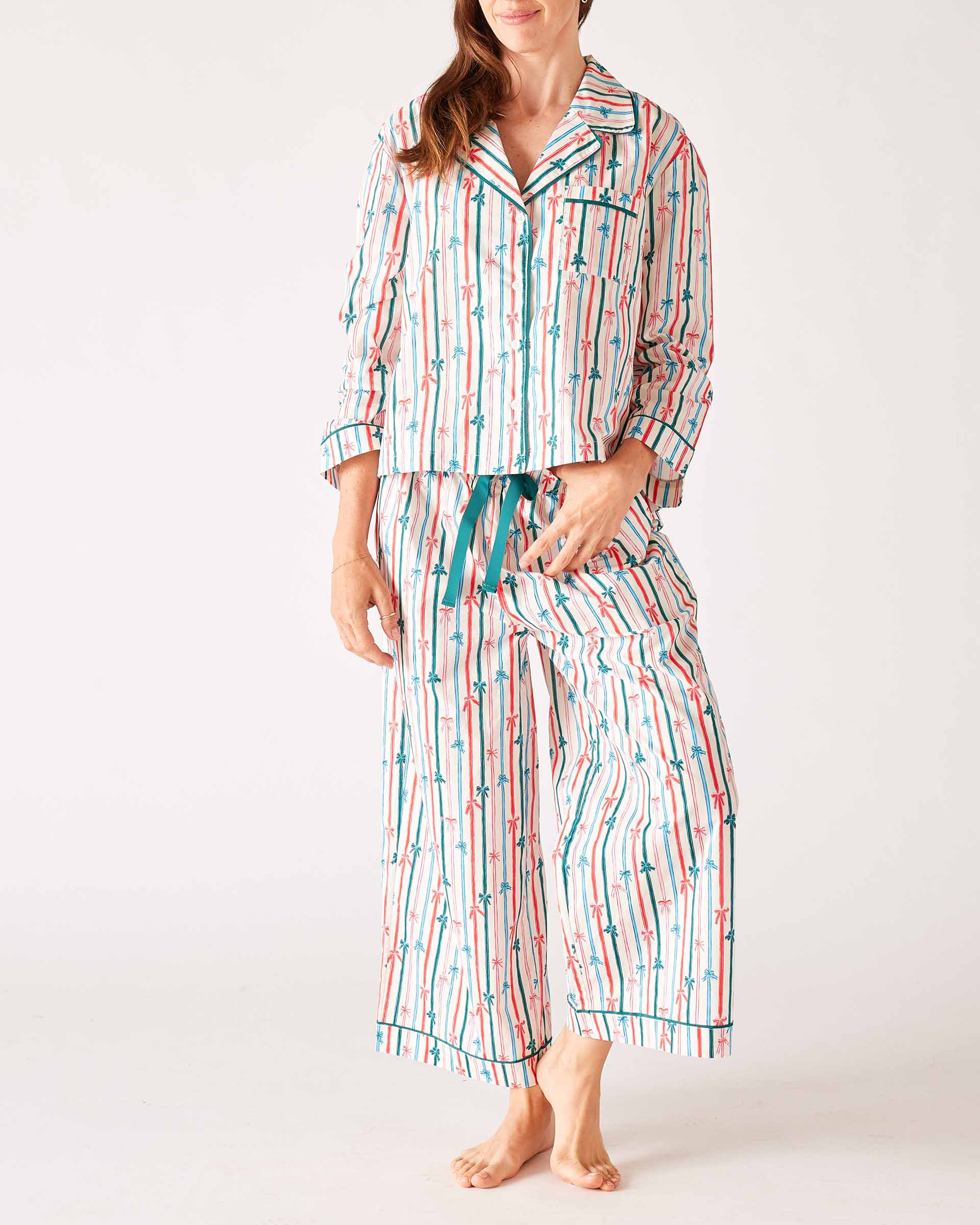 Over The Cotton Moon Pajama Set - Ribbon Candy