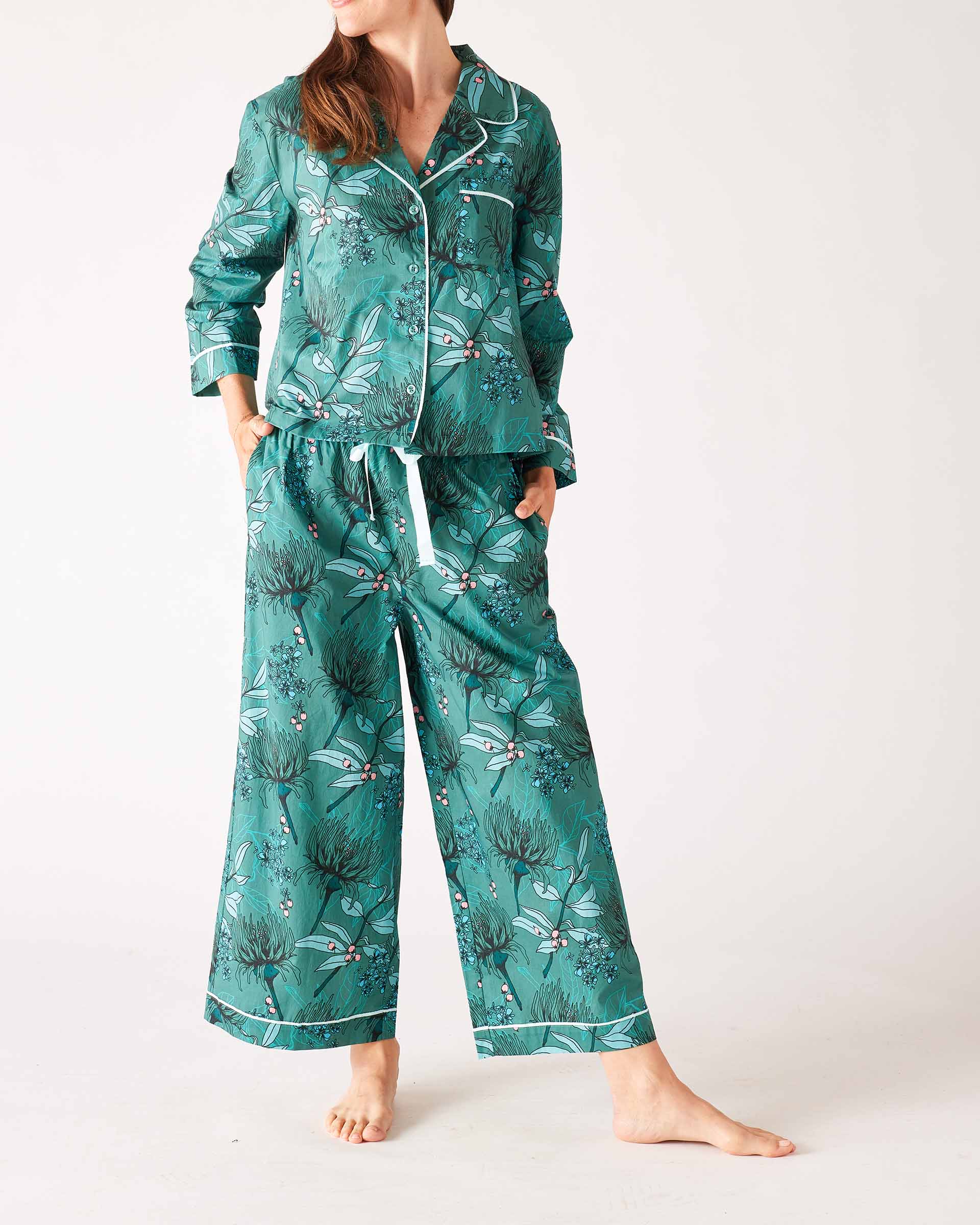 Over The Cotton Moon Pajama Set - Secret Garden