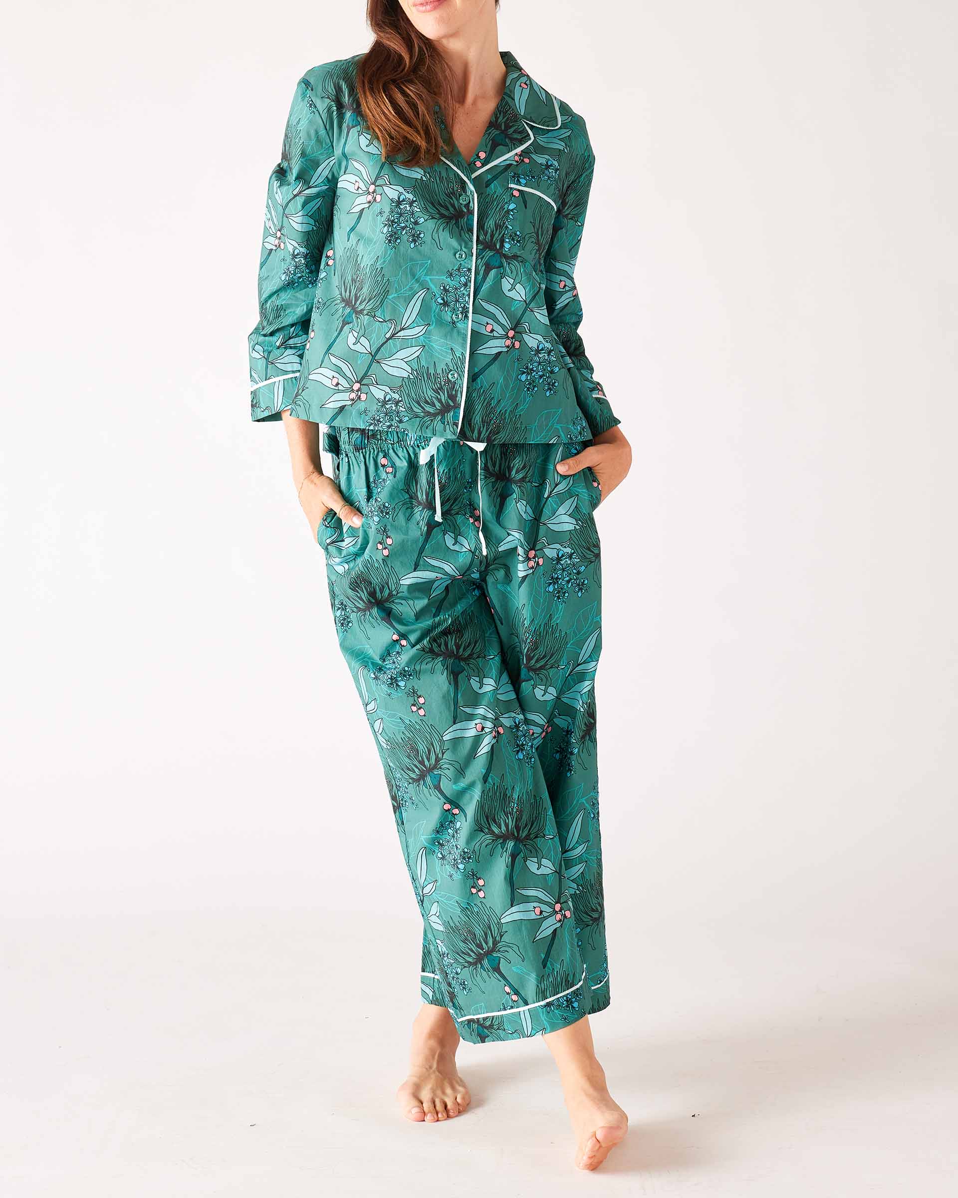 Women's Cotton Pj Pant Set