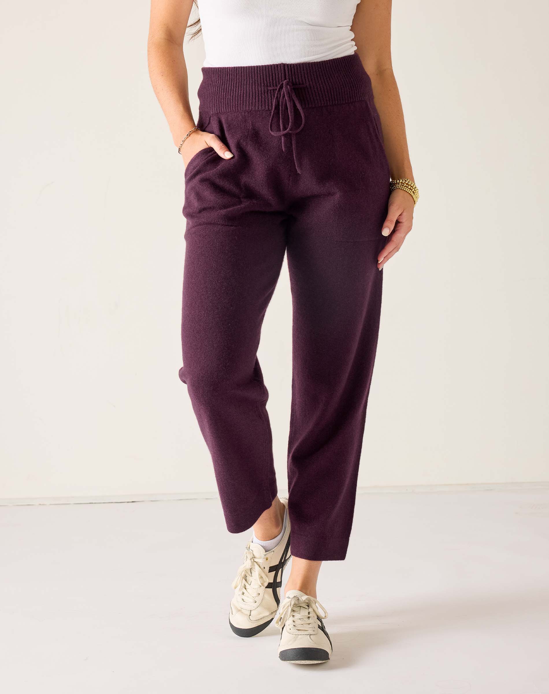 Women's Cashmere Jogger Pants