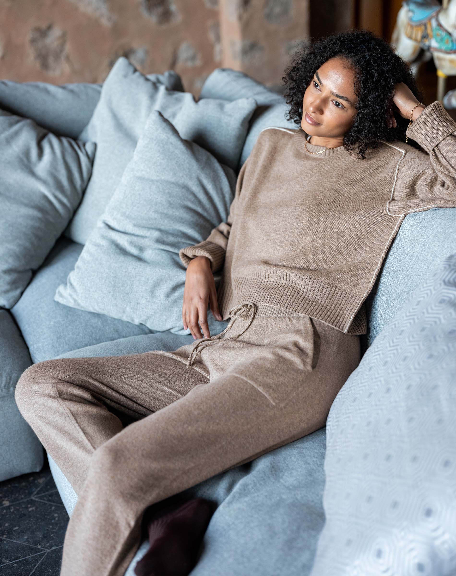 Women's Cashmere Jogger Pants