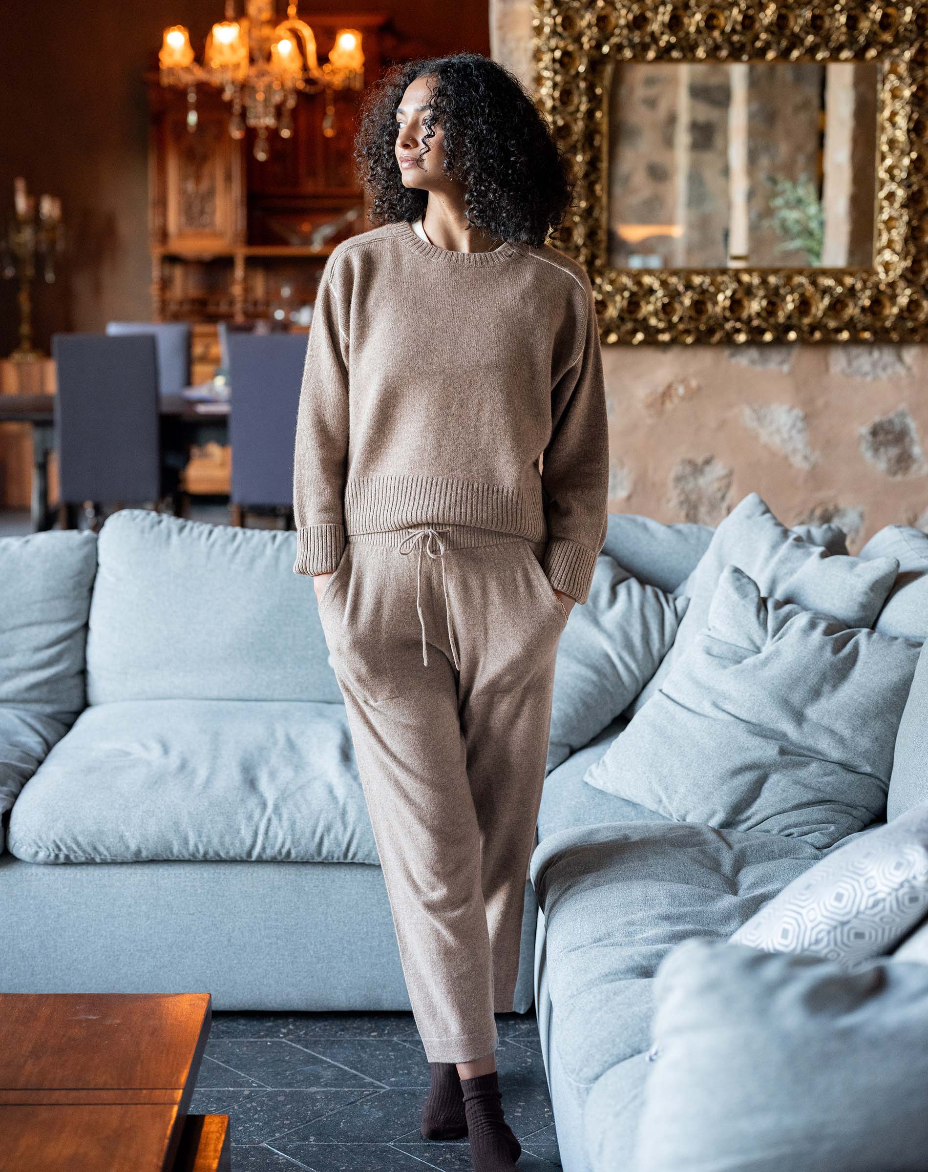 Women's Cashmere Jogger Pants