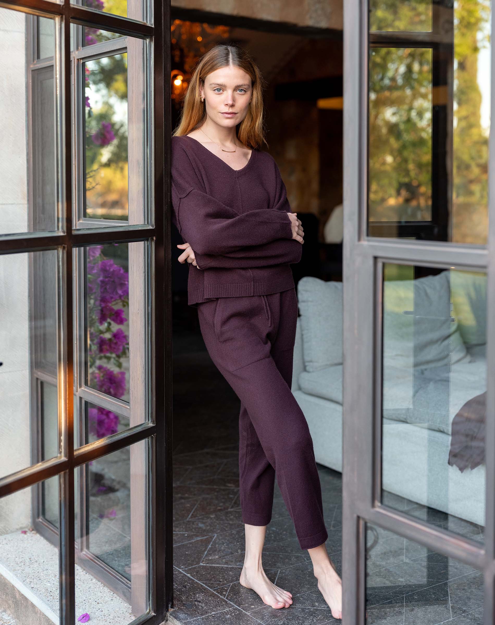 Women's Cashmere Jogger Pants