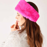 Women's Faux Fur Headband for Winter