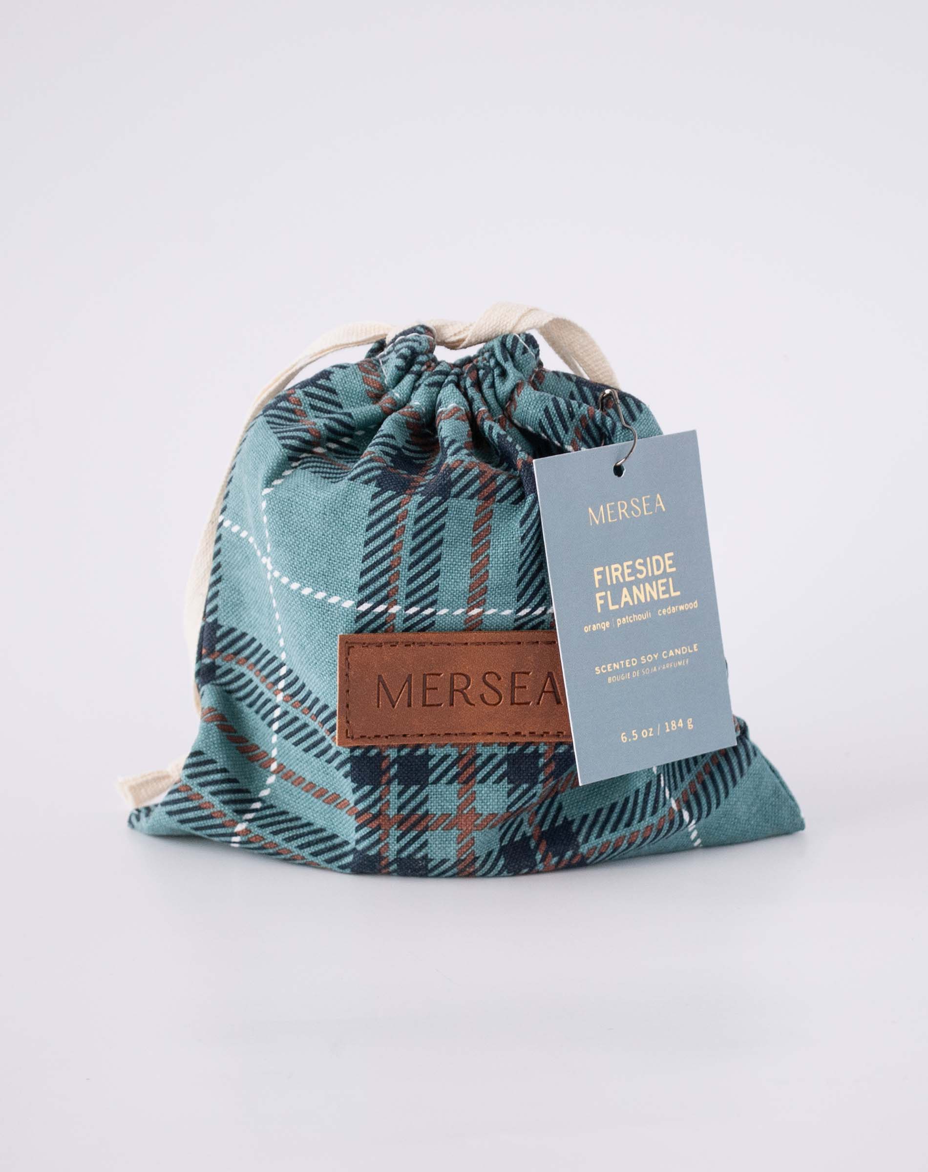Plaid Bagged Candle for Fall