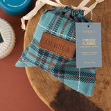Plaid Bagged Candle for Fall