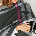 Women's Holiday Pocket Travel Wrap for Layering