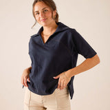 Poppy Popover Jersey Top