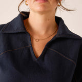 Poppy Popover Jersey Top