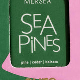 closeup of sea pines logo on boxed pura smart vial of mersea sea pines scent