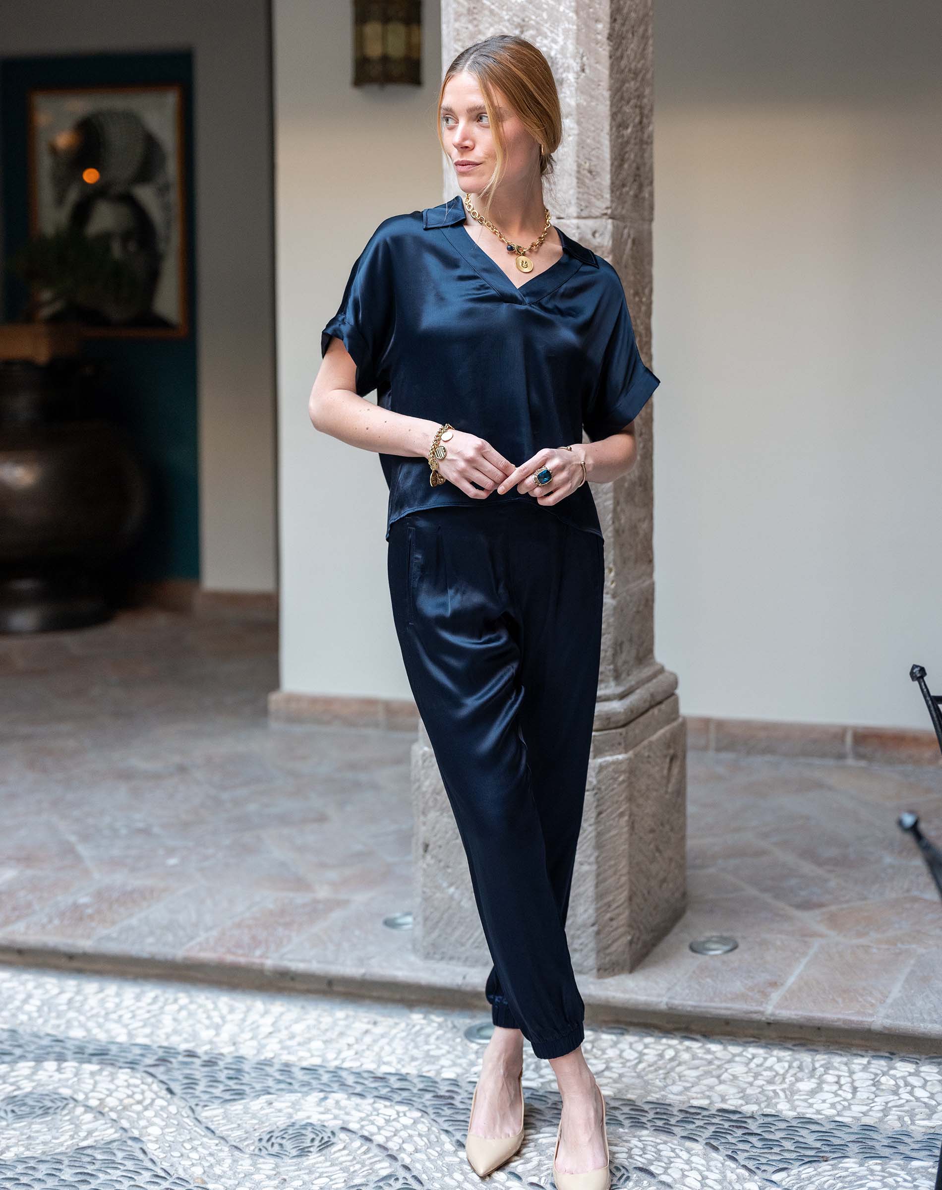 Radcliffe Satin Jogger