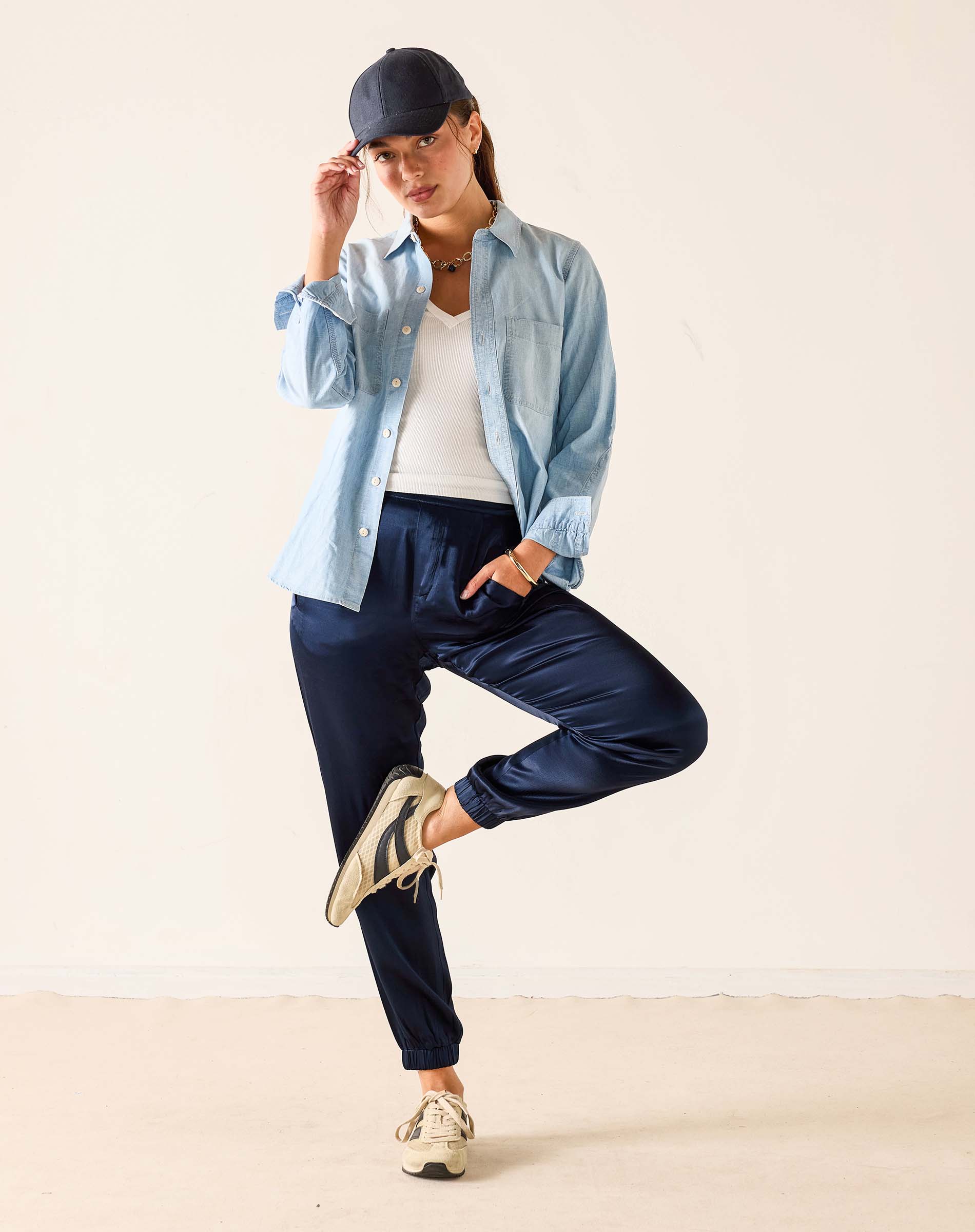 Women's Satin Joggers